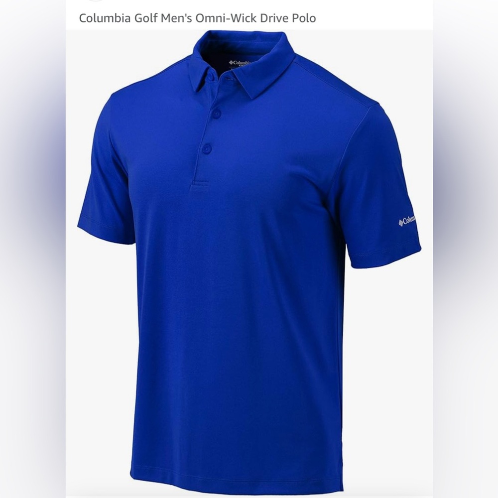 Men’s Columbia Omni-wick Golf Polo XXL